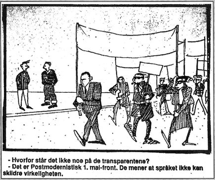 1.mai karikatur av Knut Nærum