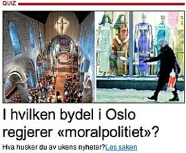 Aftenpostens quiz om moralpolitiet